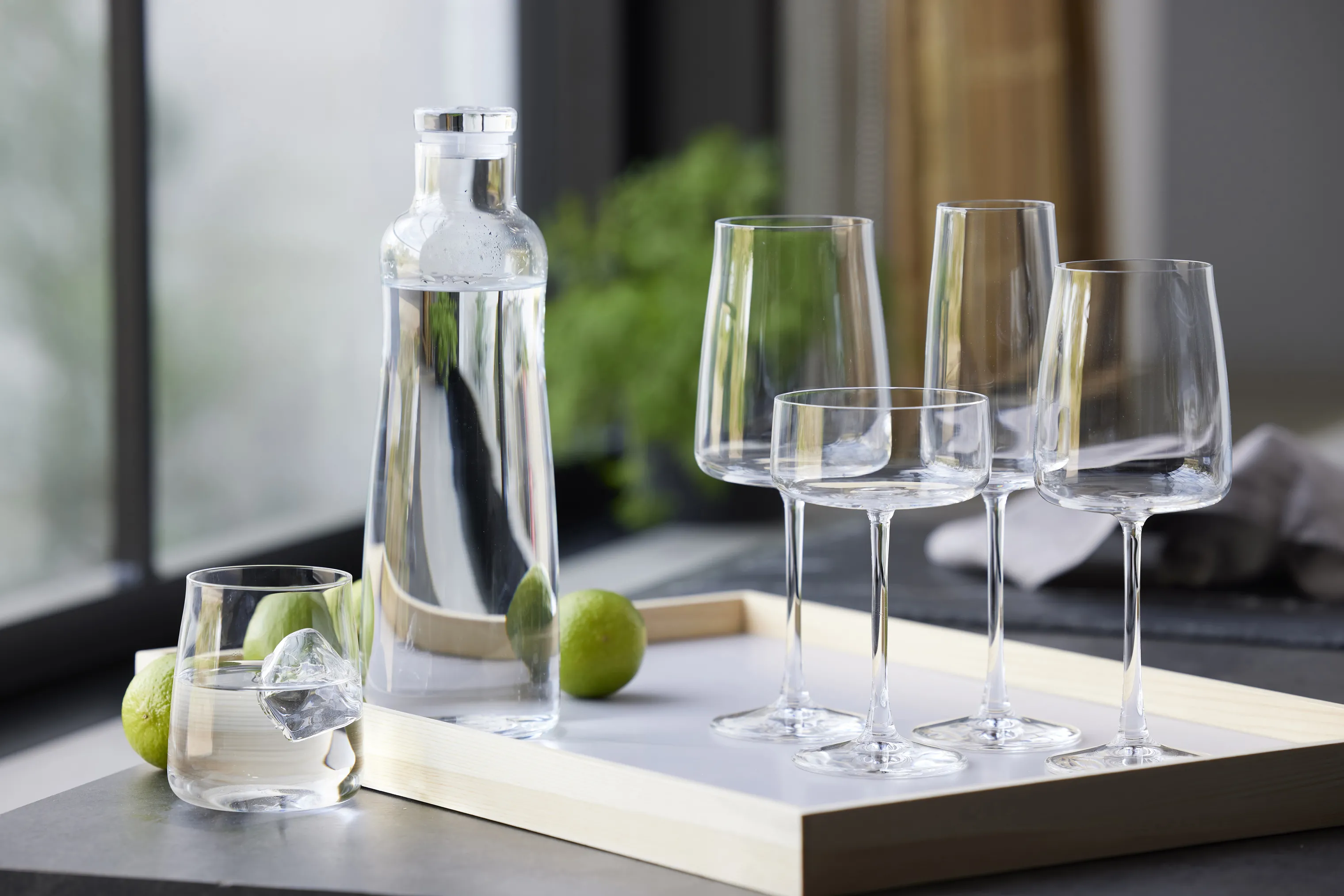Lyngby Glas Zero Kandesæt - 5 dele