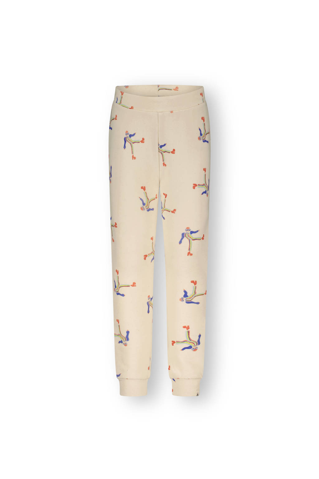 The New Chapter high waist skinny broek met all over print ecru