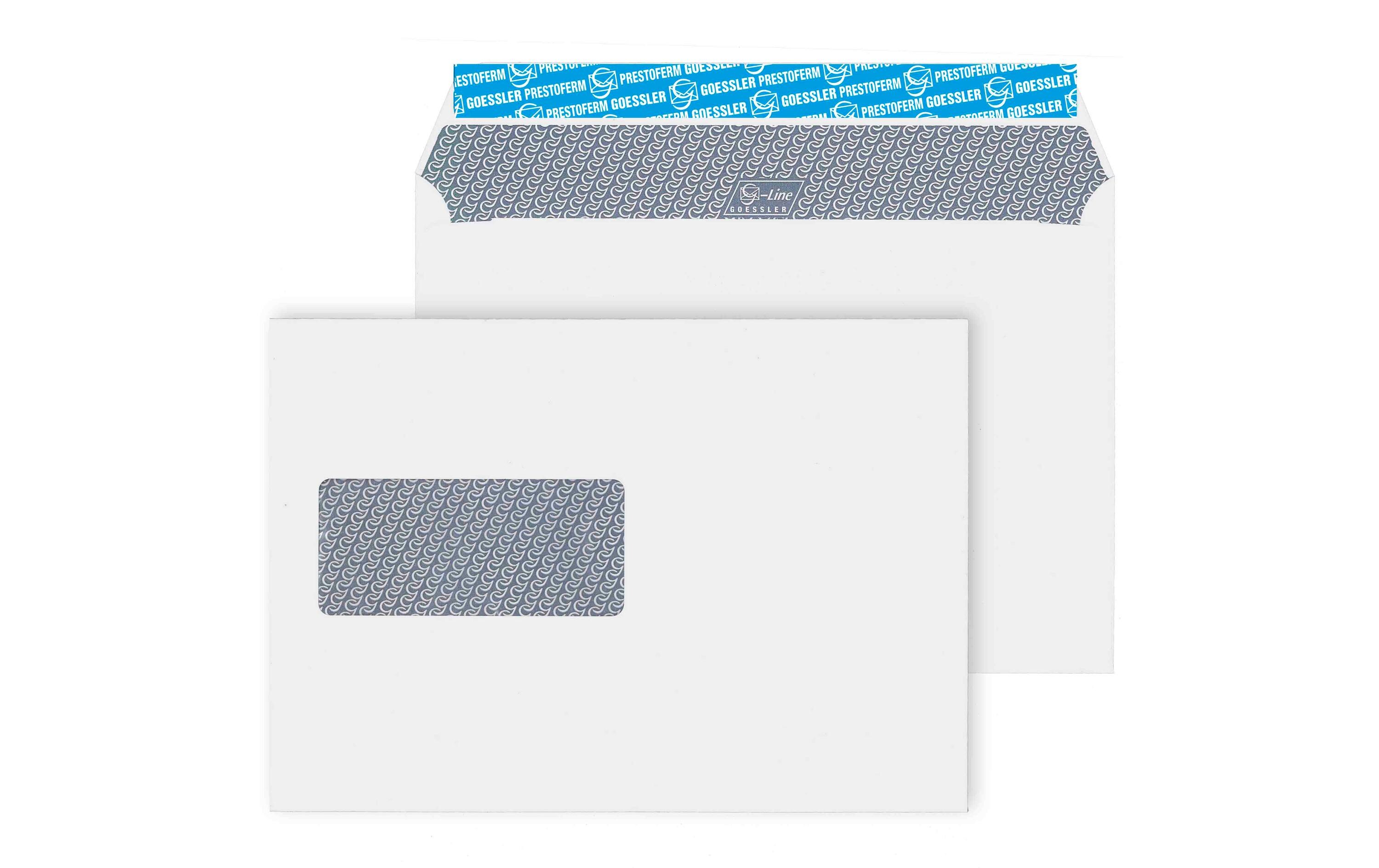 Couvert G-Line C5 mit Fenster links, 500 StückBriefumschlag C5 mit Fenster links