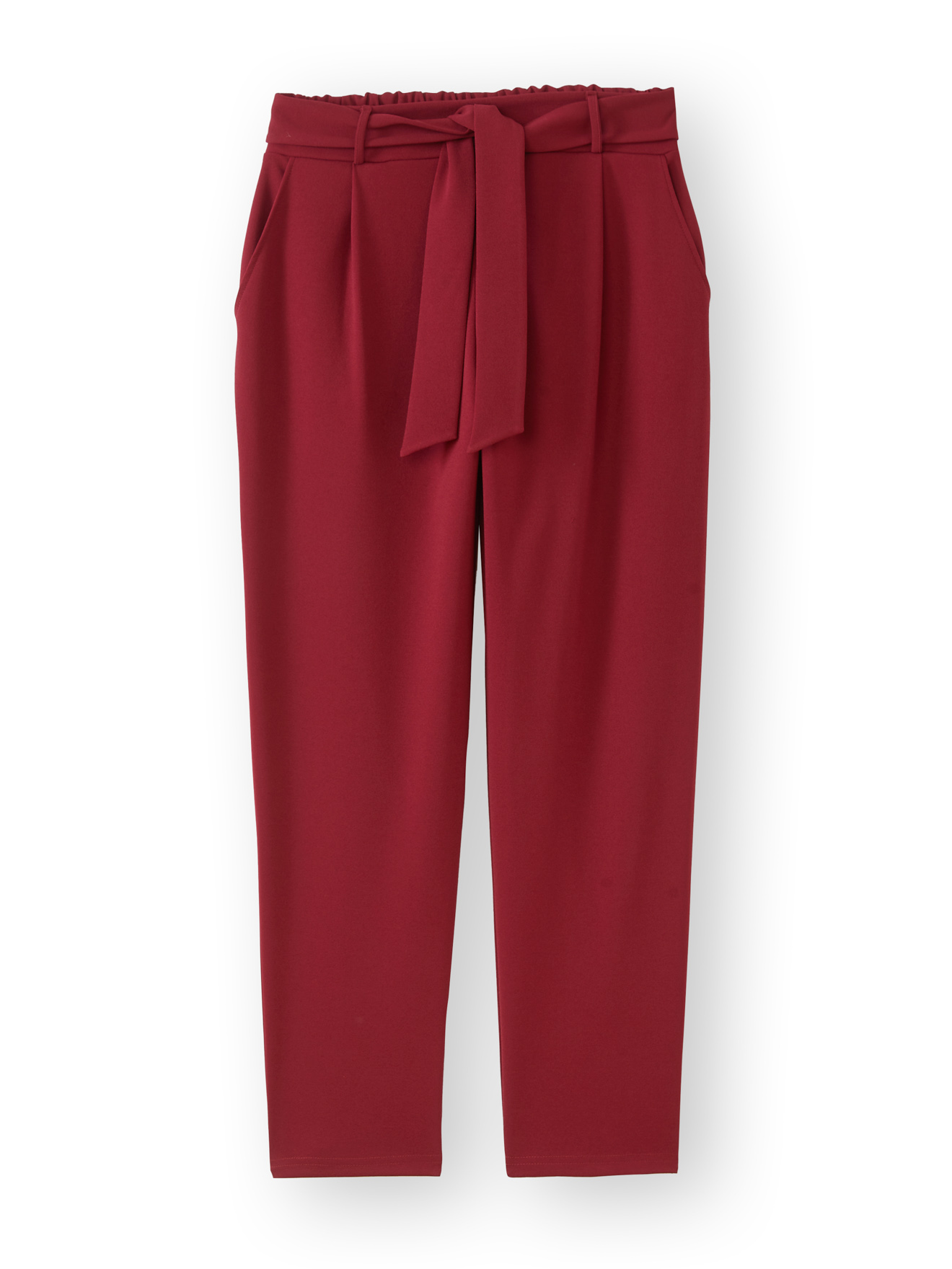 Pantalon élastiqué en maille