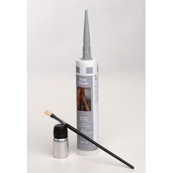 Easy Drain Easy Silicon afdichtingsset:  Easy Silicon koker, nozzle, potje Easy cleaner 22, kwastje en 2 afmesspatels