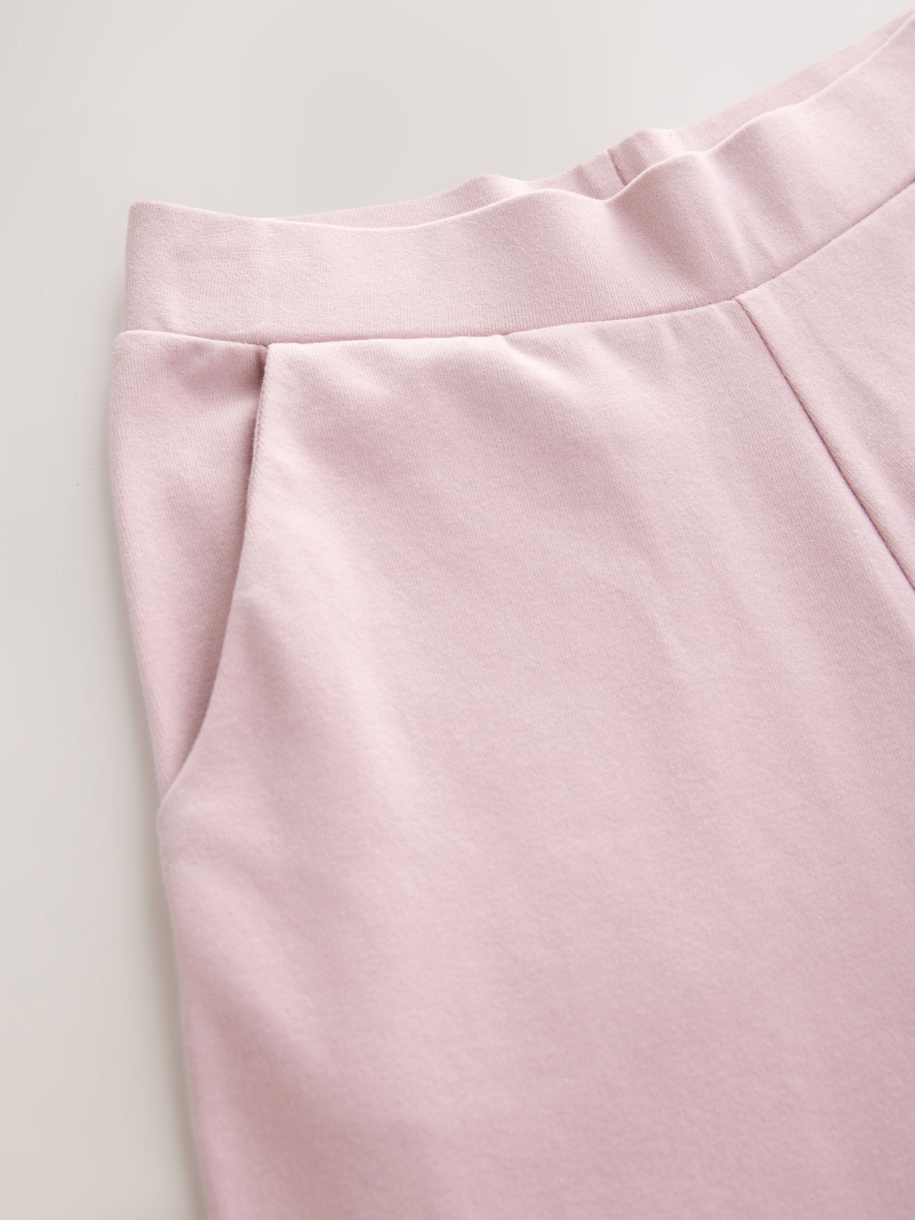Roze - Jersey broek met wijde pijpen (3-16 jr)