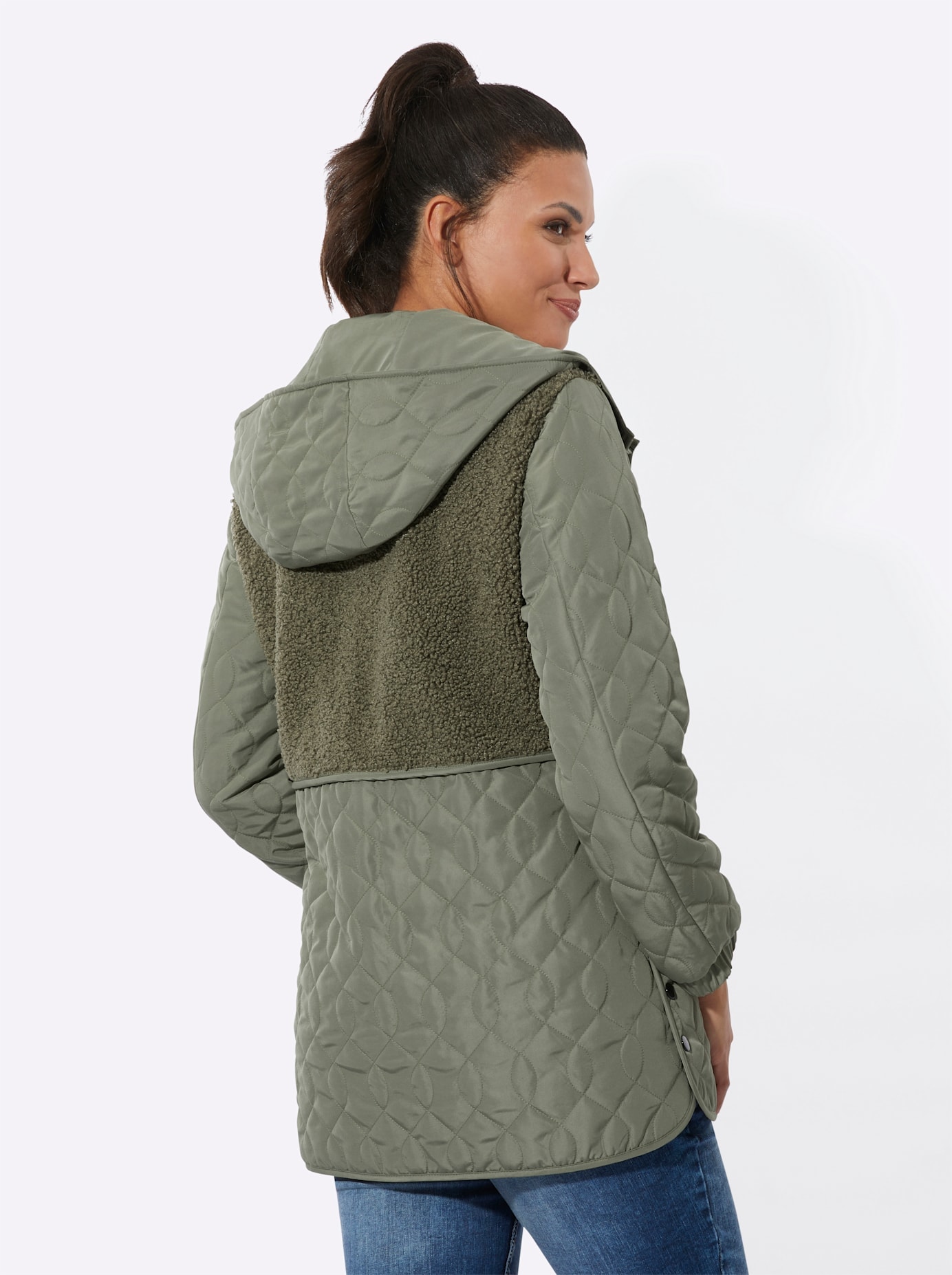 Classic Basics Steppjacke mit Kapuze