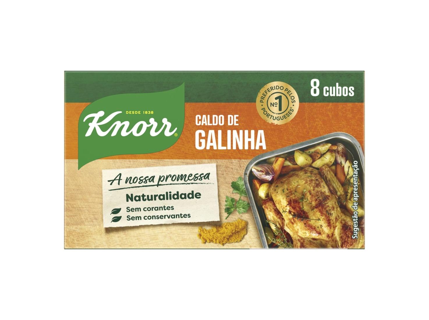CALDO KNORR GALINHA 8 CUBOS 80G