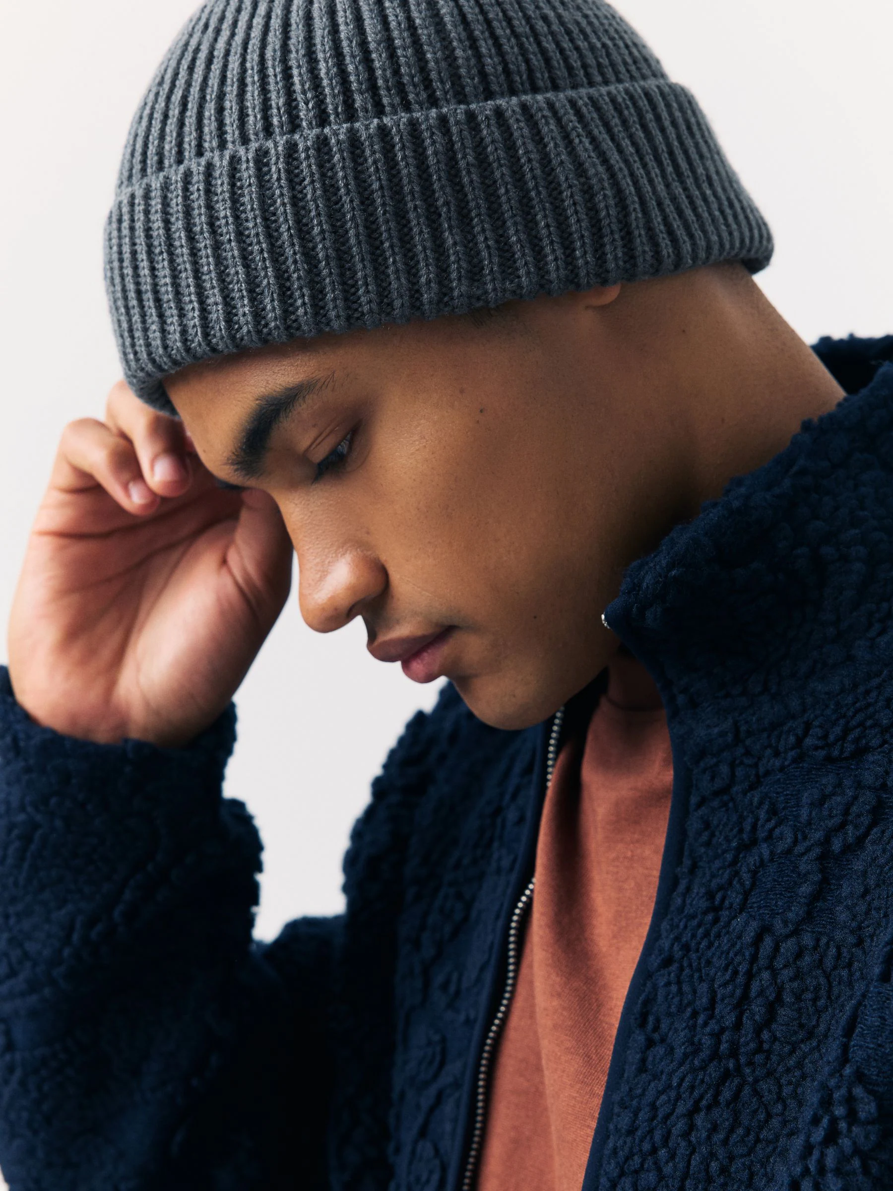 Airforce blauw - Beanie-muts
