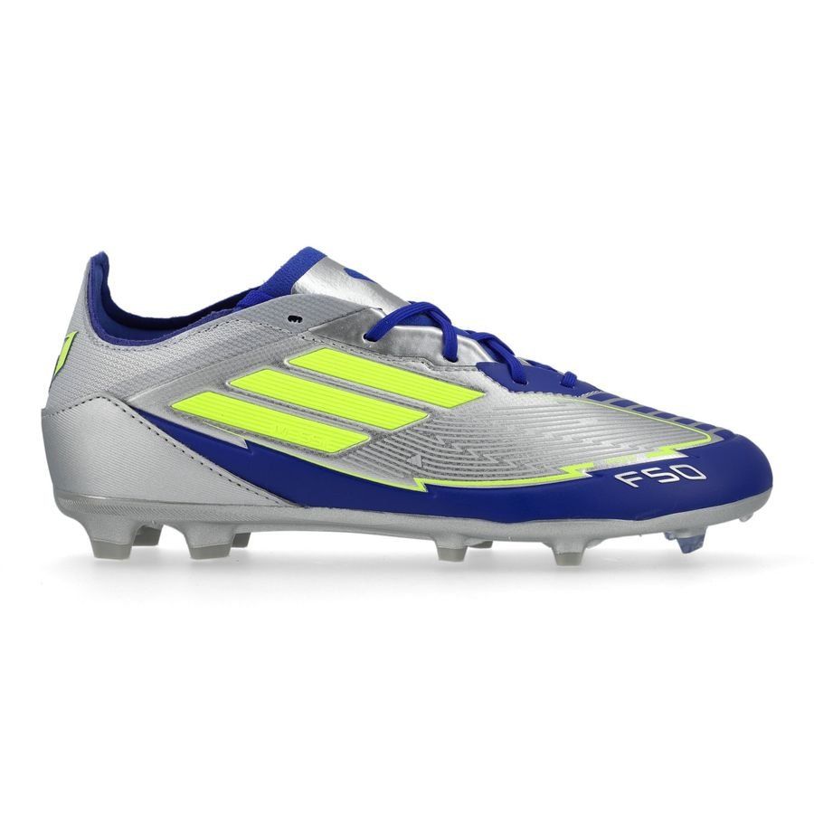 adidas F50 Messi Elite FG La Vida Rapida - Argenté/Jaune/Bleu Enfant