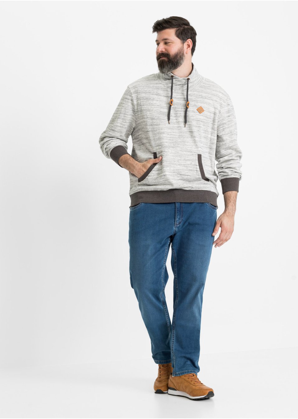 Sweat-shirt avec col montant