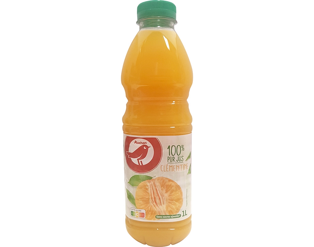 SUMO AUCHAN 100% CLEMENTINA 1L