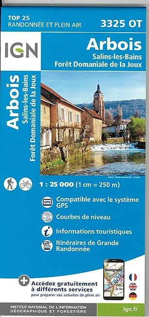 IGN - TOP25 3325OT ARBOIS 1 25 000
