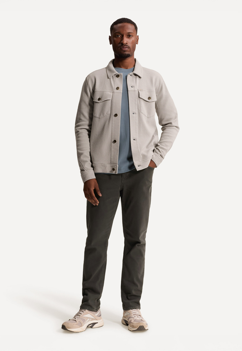 Cast Iron Regular Jacquard Overshirt