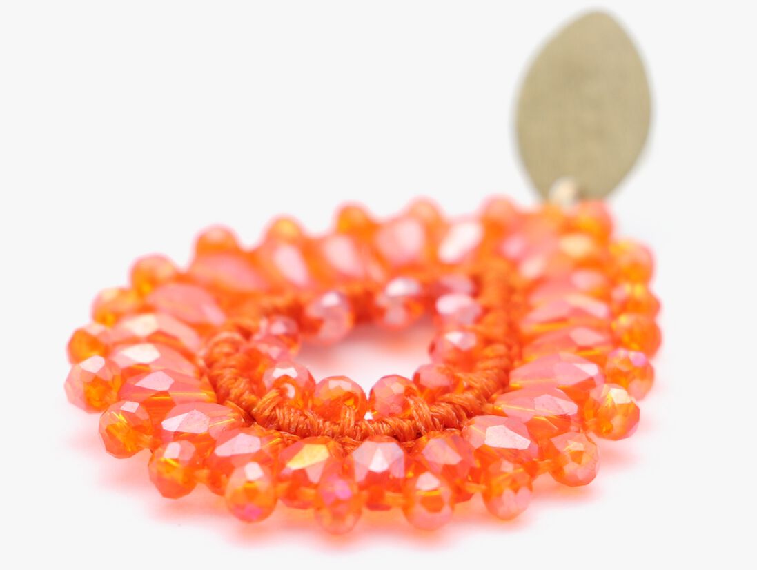 oranje lott. gioielli sieraad si drop crystal small