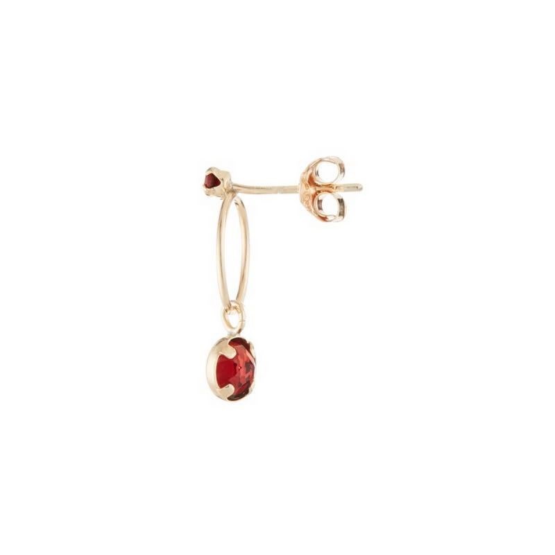 Boucles d'oreilles Or jaune  et pierres