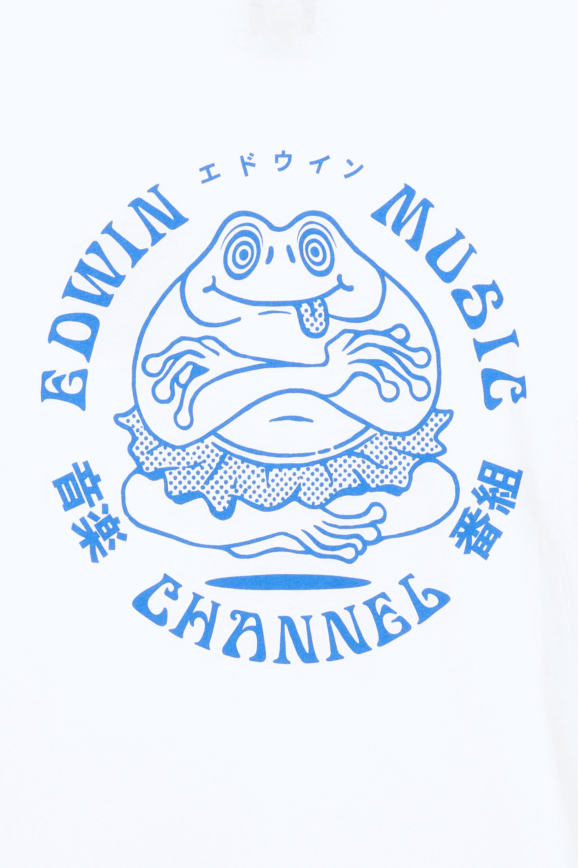 EDWIN T-shirt EDWIN MUSIC Blanc