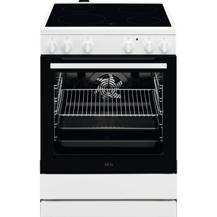 AEG Vitrokeramisch fornuis CCB6200ABW