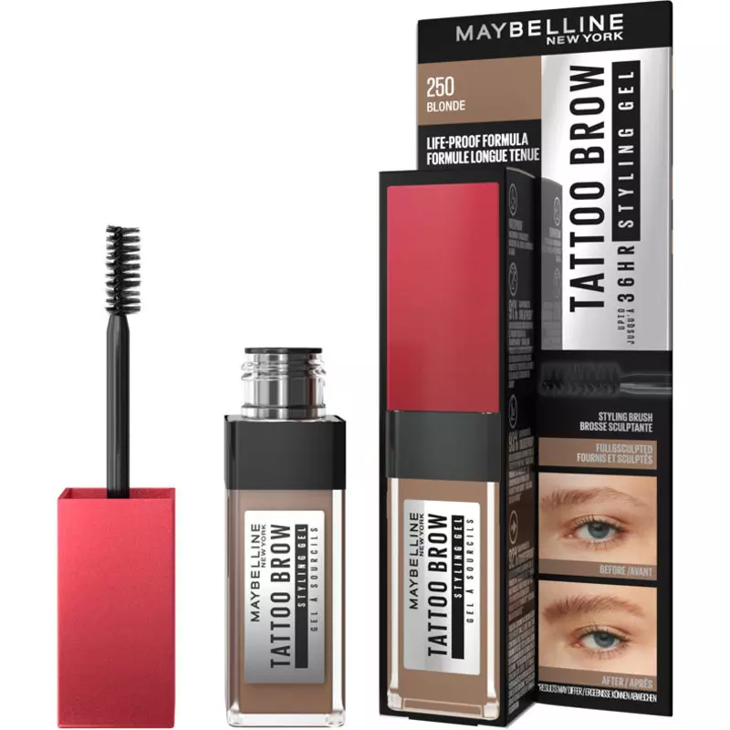 Maybelline New York Tattoo Brow 36H Styling Gel 6 ml - 250 Blonde
