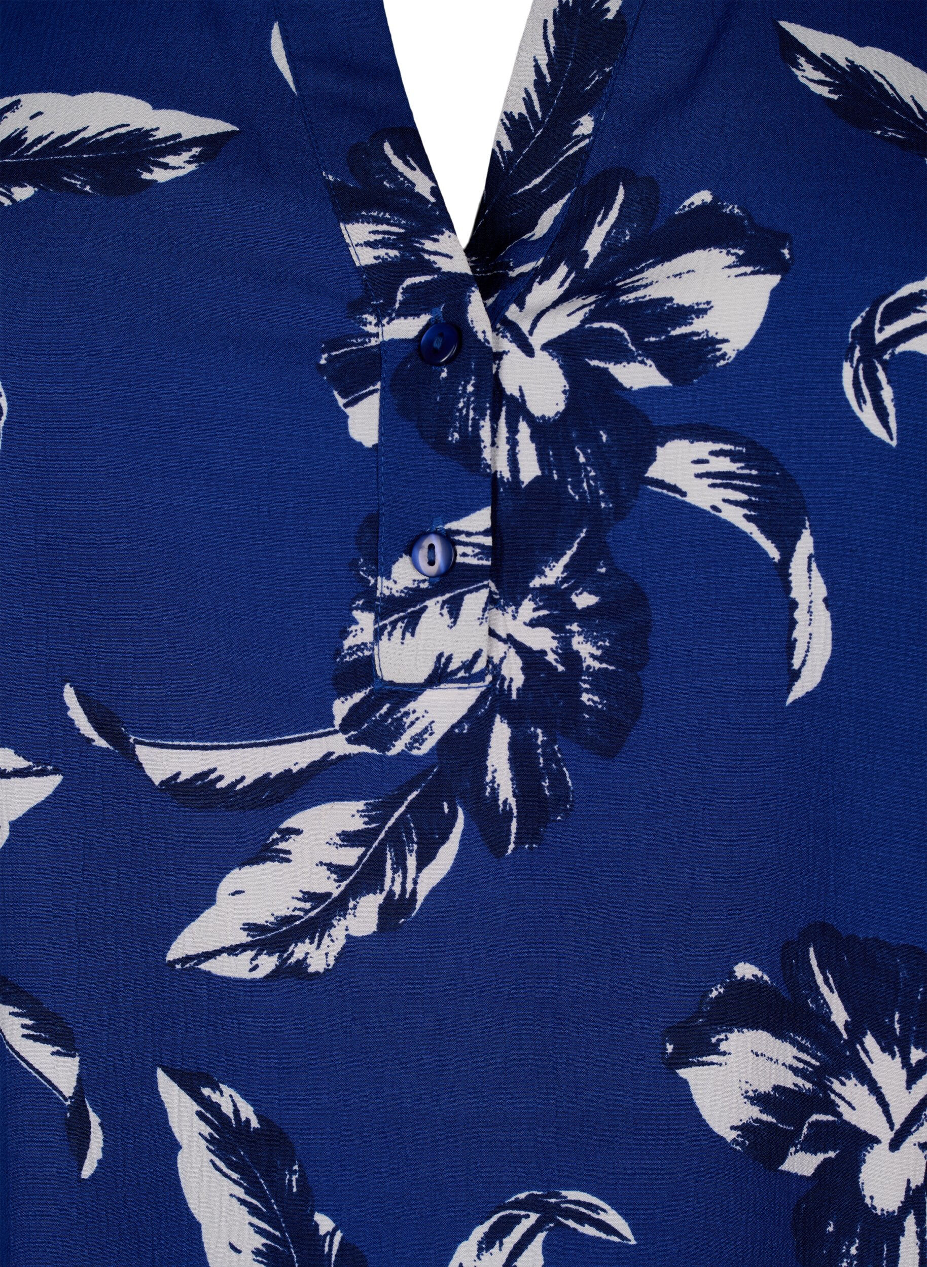 FLASH - Langærmet bluse med print