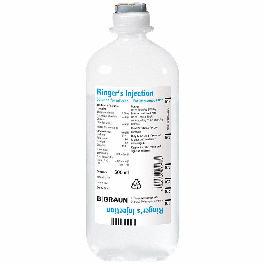 Ringer-Lactat nach HARTMANN B. Braun Ecoflac Plus Infusionslösung