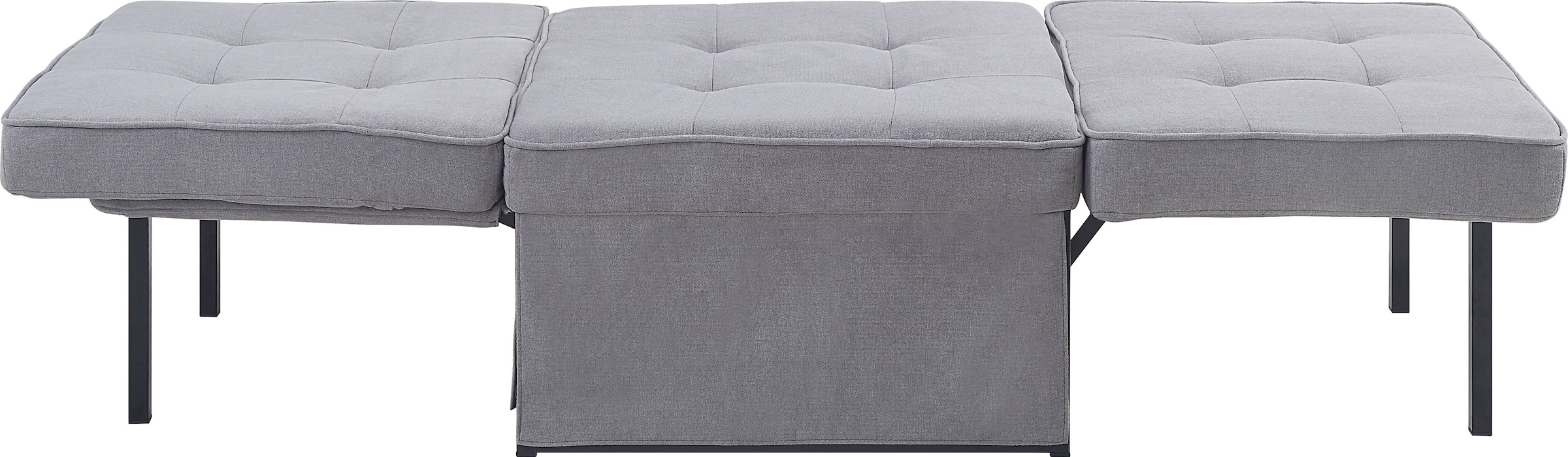 ATLANTIC home collection Schlafsofa »Finn« wandelbar zum Loungesessel, Relaxliege und Gästebett, inkl. Kissen