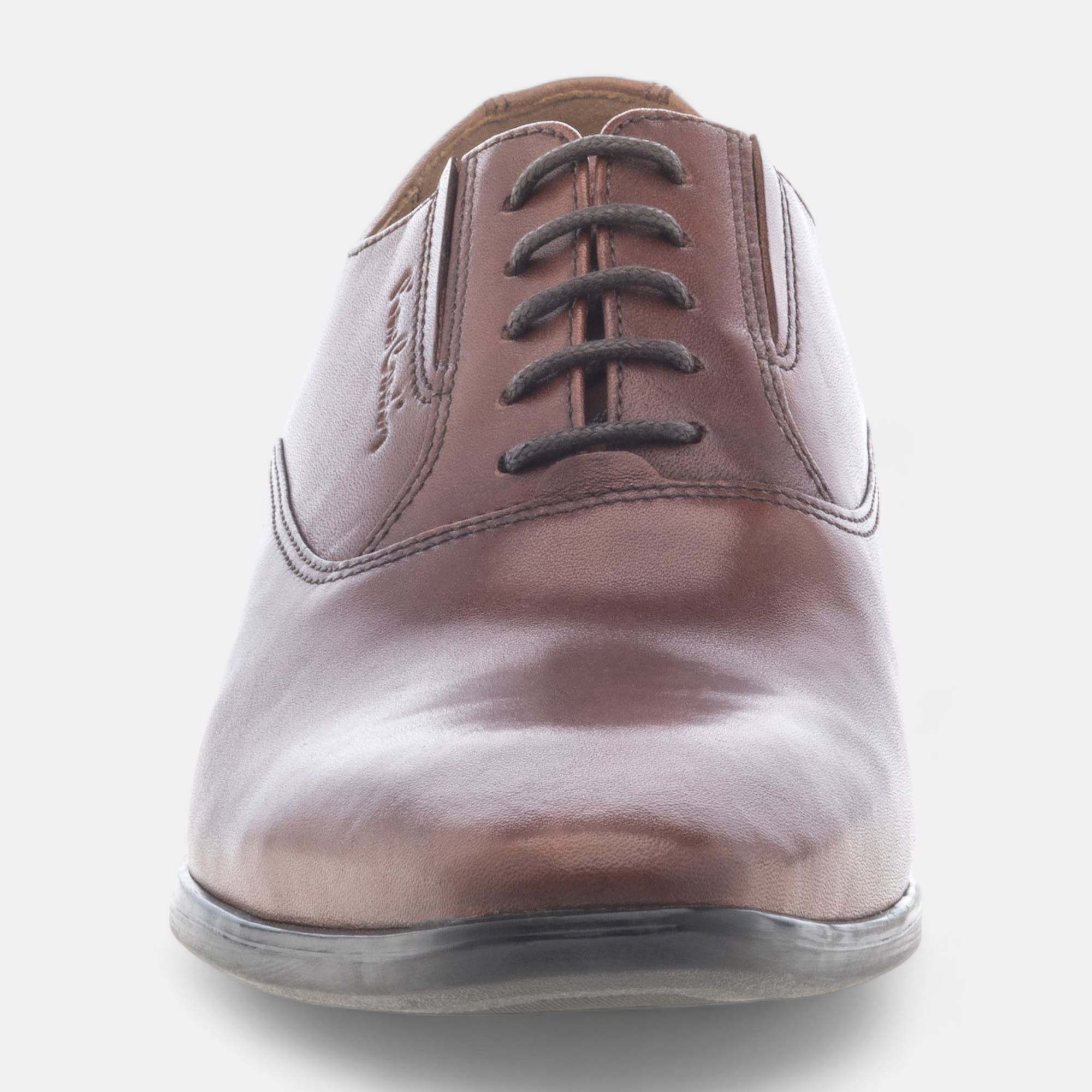 Richelieus Homme en cuir cognac