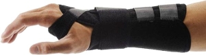 OMNIMED Ortho Manu Flex Handgelenk S 22cm links schwarz