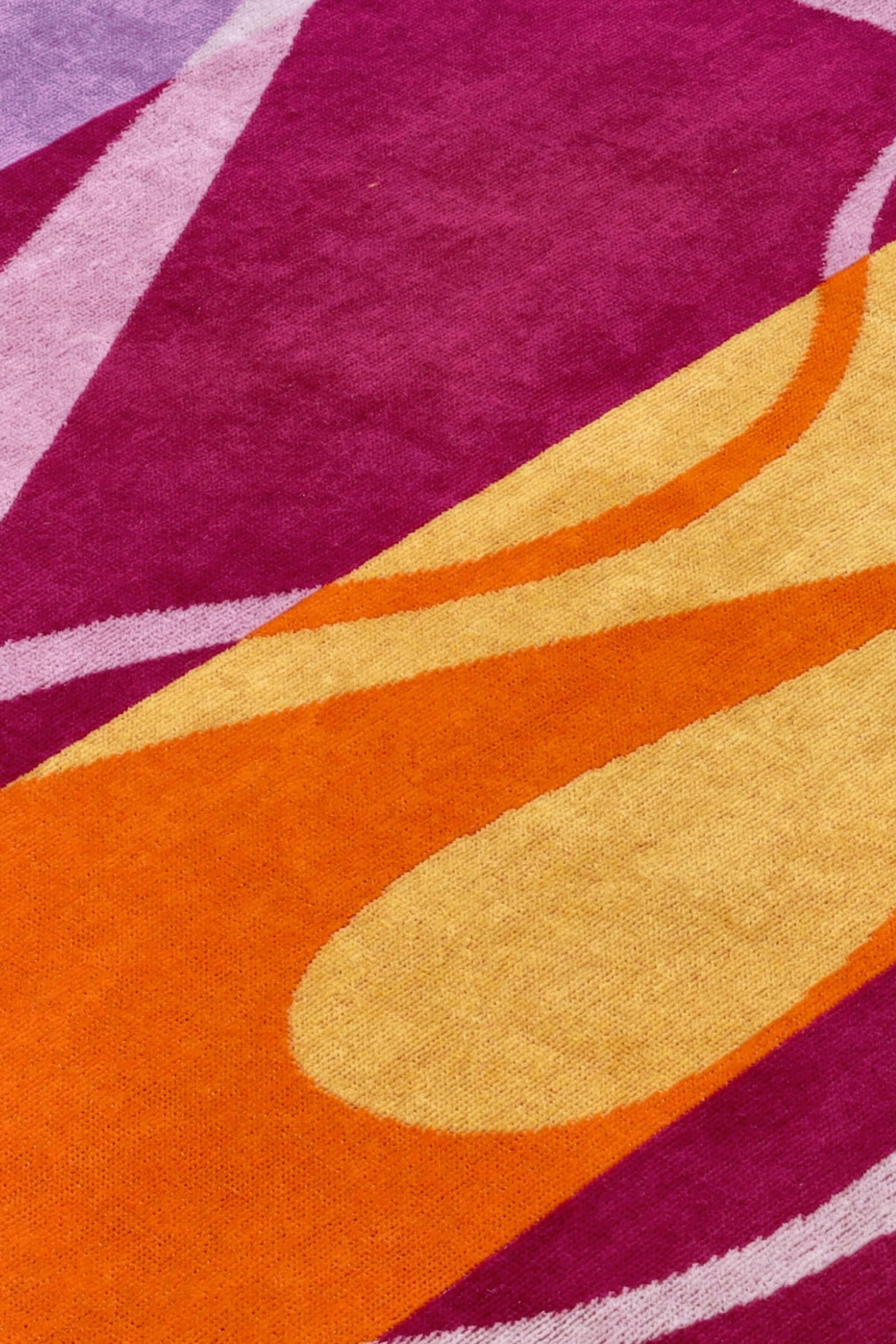 Serviette de plage multicolore
