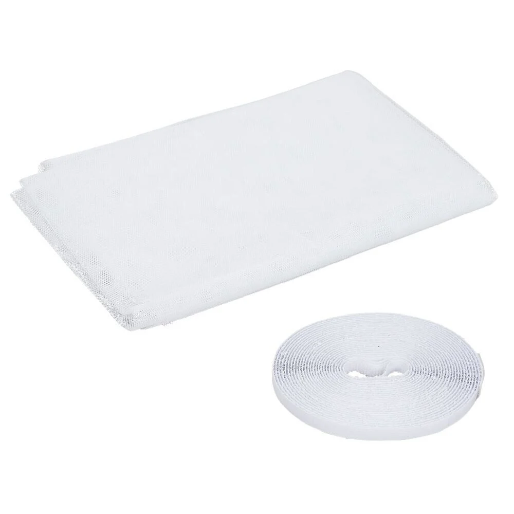 Moustiquaire aggripante pour fenêtre polyester blanc 100x100cm