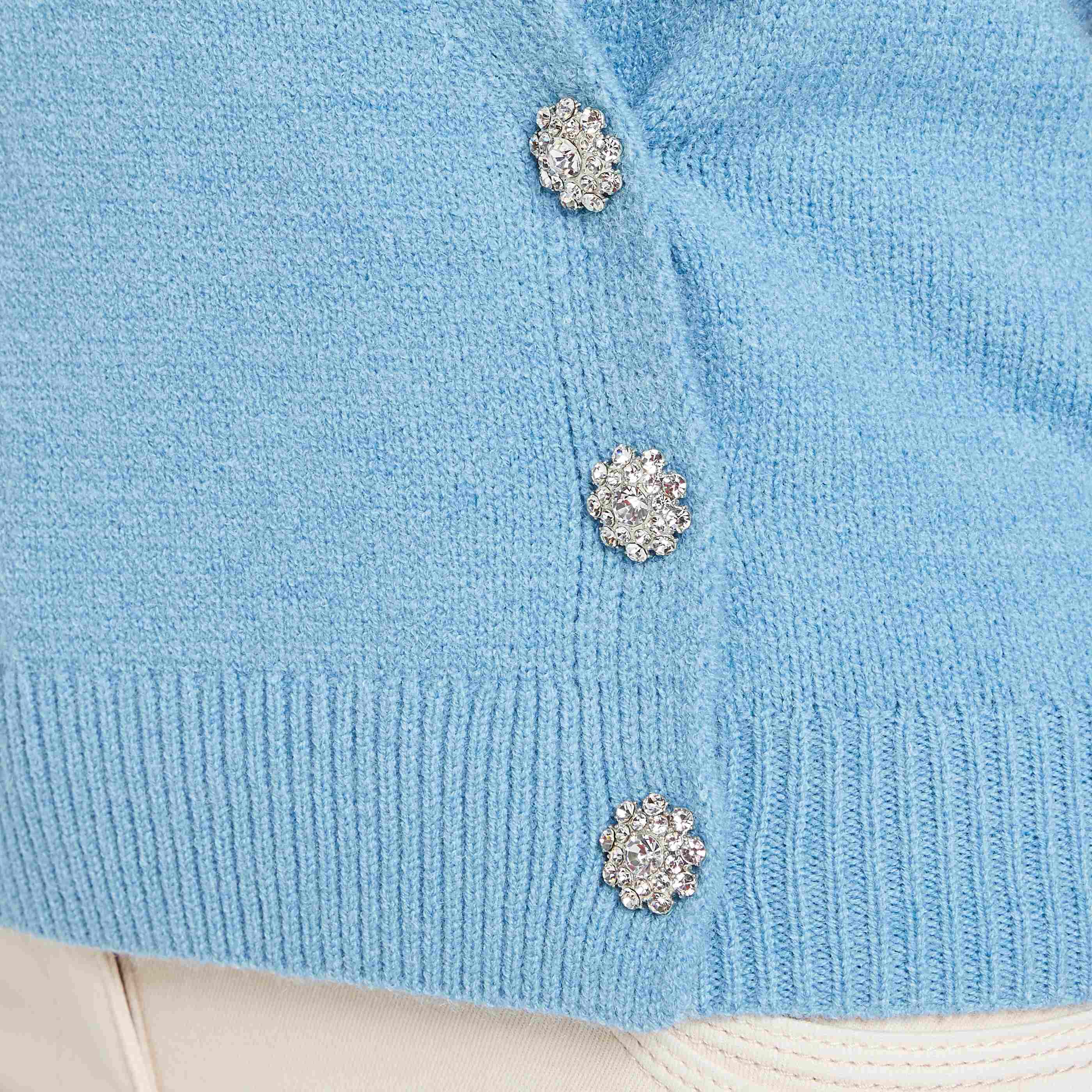 Gilet cache coeur femme - BLEU