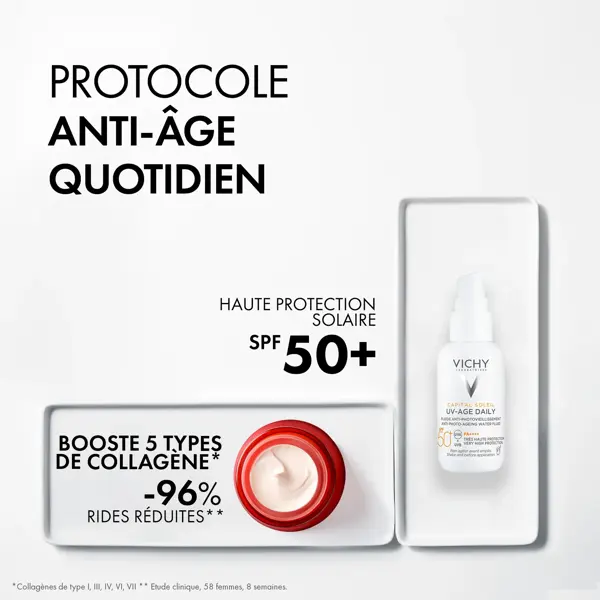 Vichy Routine Anti-Rides Liftactiv Crème de Jour Collagen Specialist 50ml & Capital Soleil UV-Age SPF 50+ 40ml