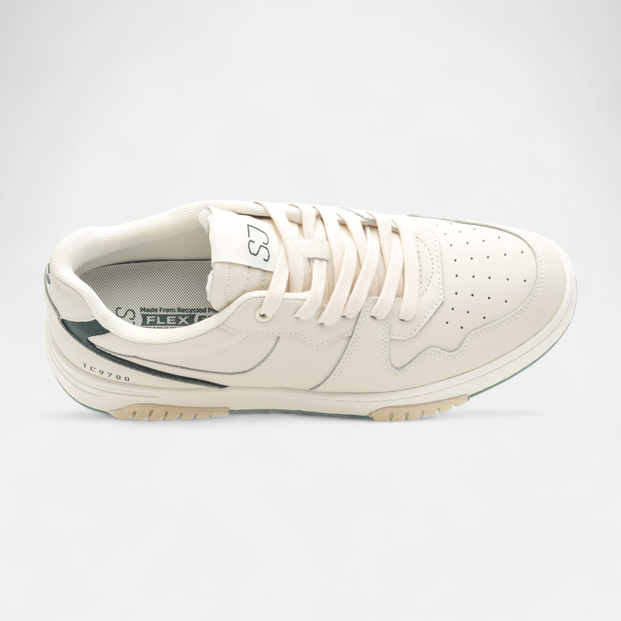 Baskets Homme en cuir blanc