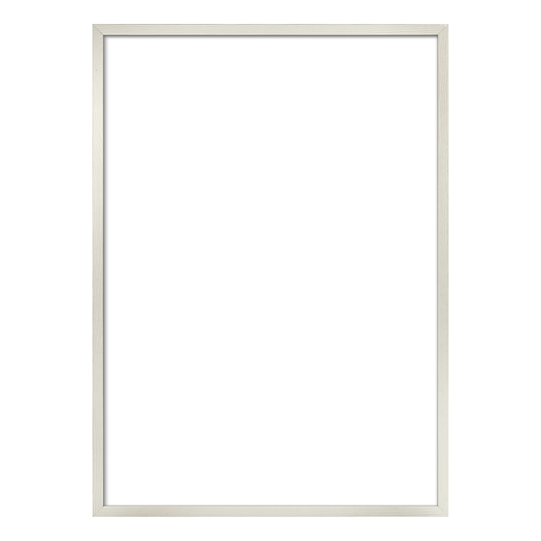 Holz-Bilderrahmen - weiß - 50x70 cm