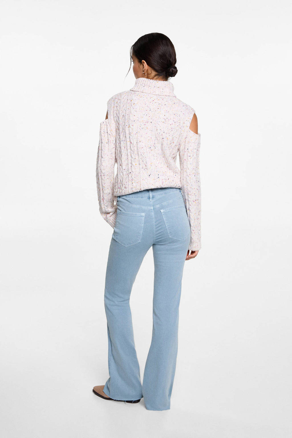 MANGO TEEN broek lichtblauw