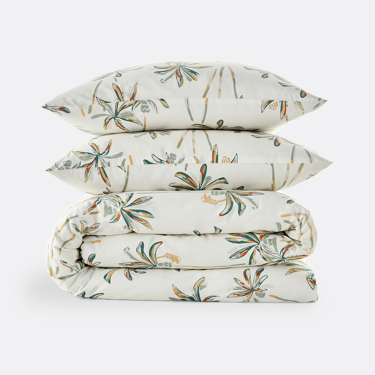 LA REDOUTE INTERIEURS<br>Conjunto de cama de algodão, fronha quadrada, Denham