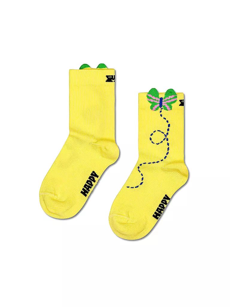HAPPY SOCKS Baby Socken 2er Pkg BUTTERFLY pink rosa