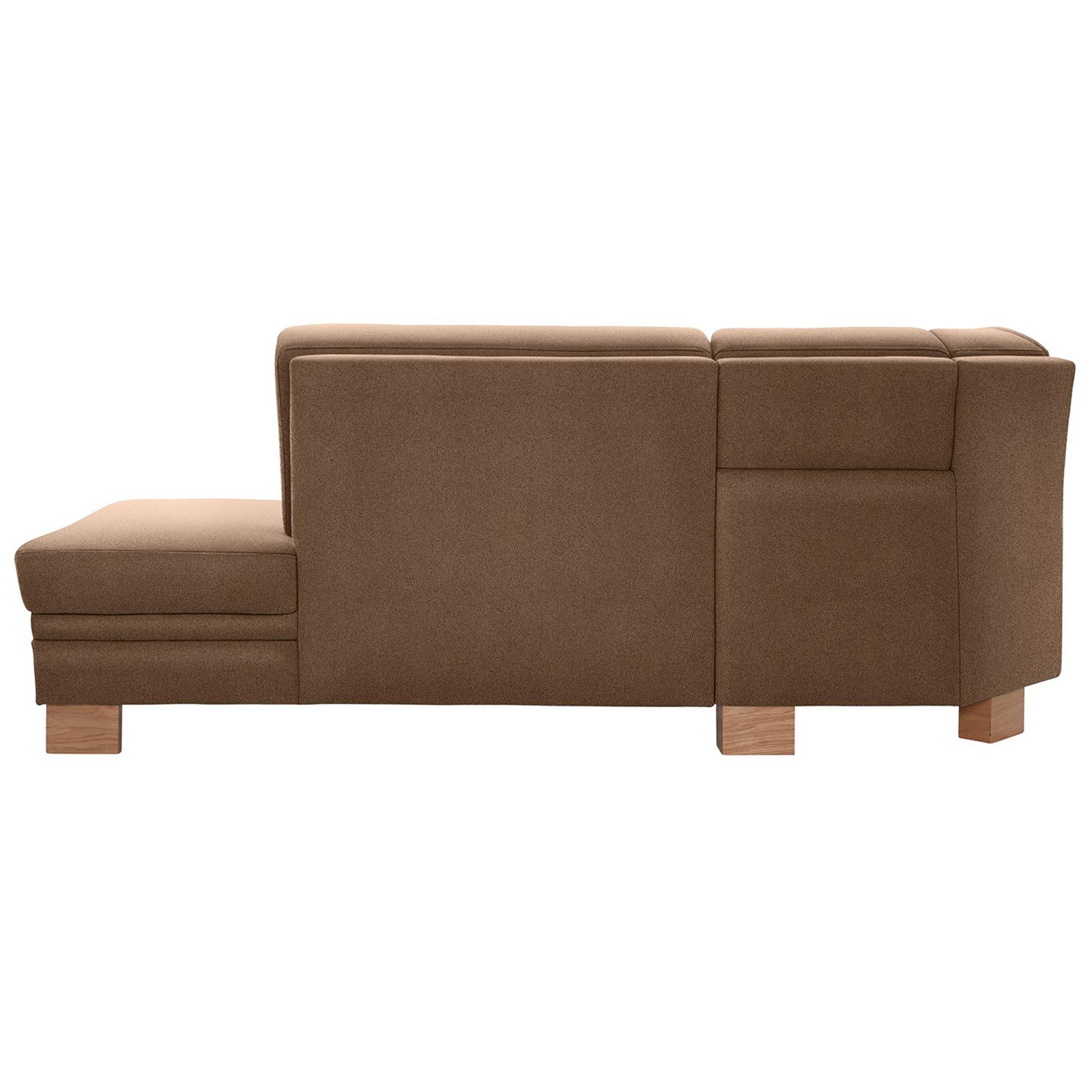 polsterpower Ecksofa - Holiday mandel - Basismodell - Ottomane rechts