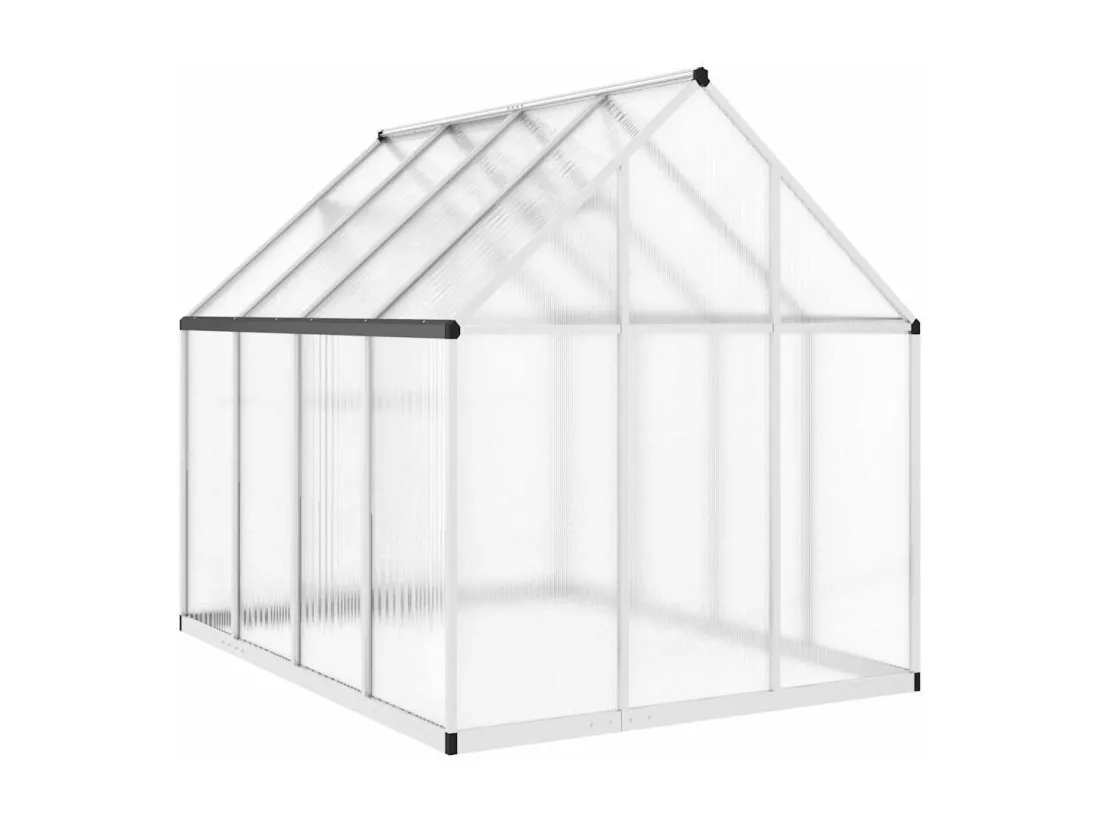 Serre tente abri plante aluminium argenté 224 x 169 x 195 cm 02_0044521