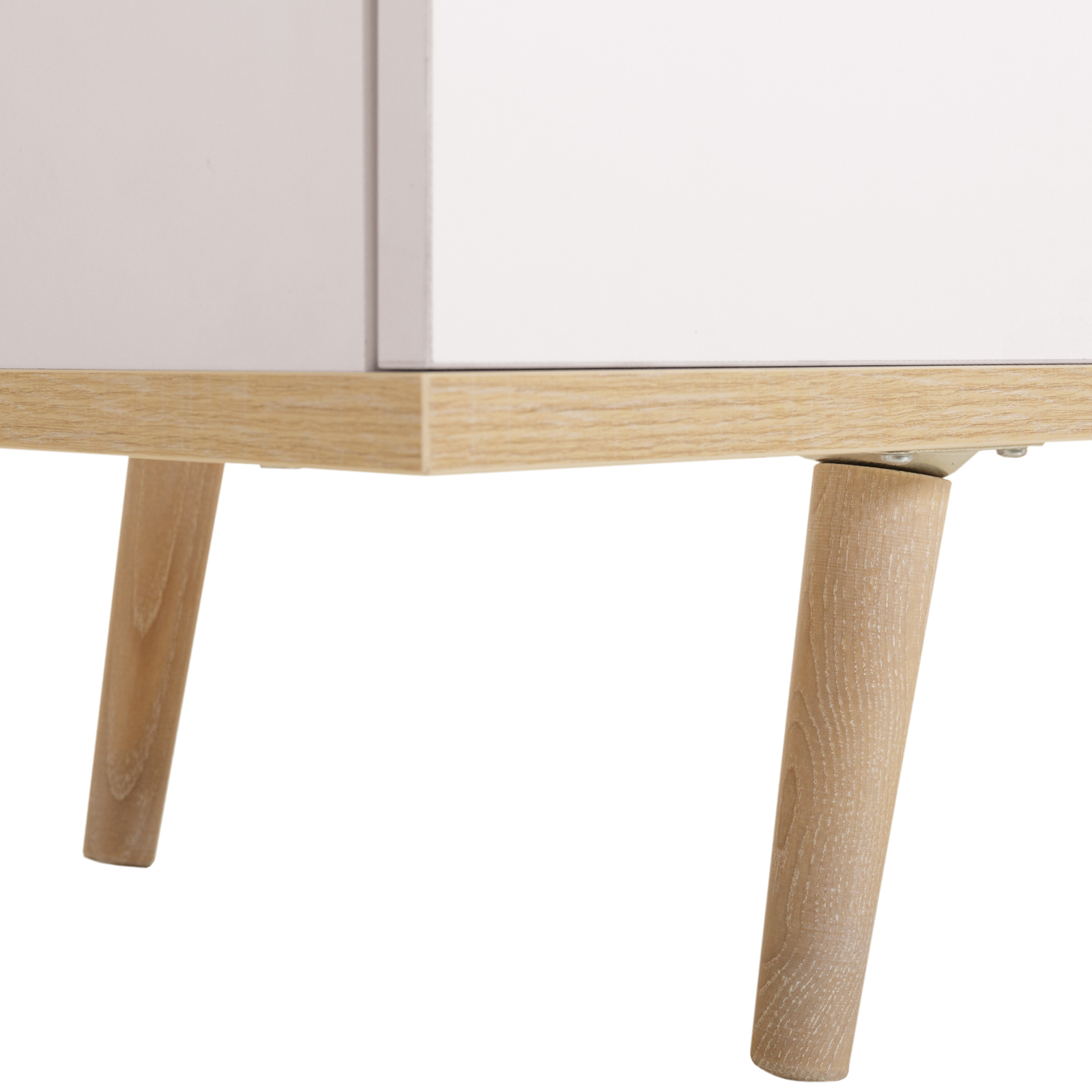 Sideboard GÖTEBORG - weiß-Sonoma Eiche - 120 cm breit