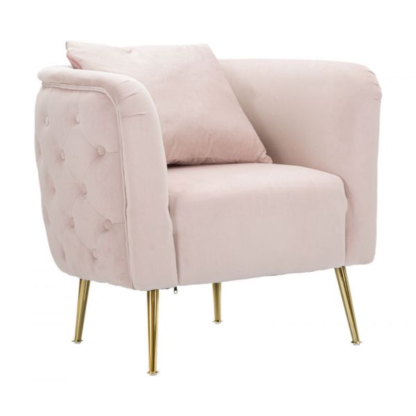 Mauro Ferretti Poltrona Bucareste Rosa 76X74X73 cm - 14220000RP