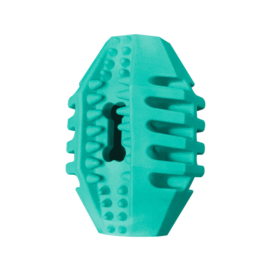 Brinquedo de mastigar flutuante para cães com estampa de bola de rugby e vibrações de verão