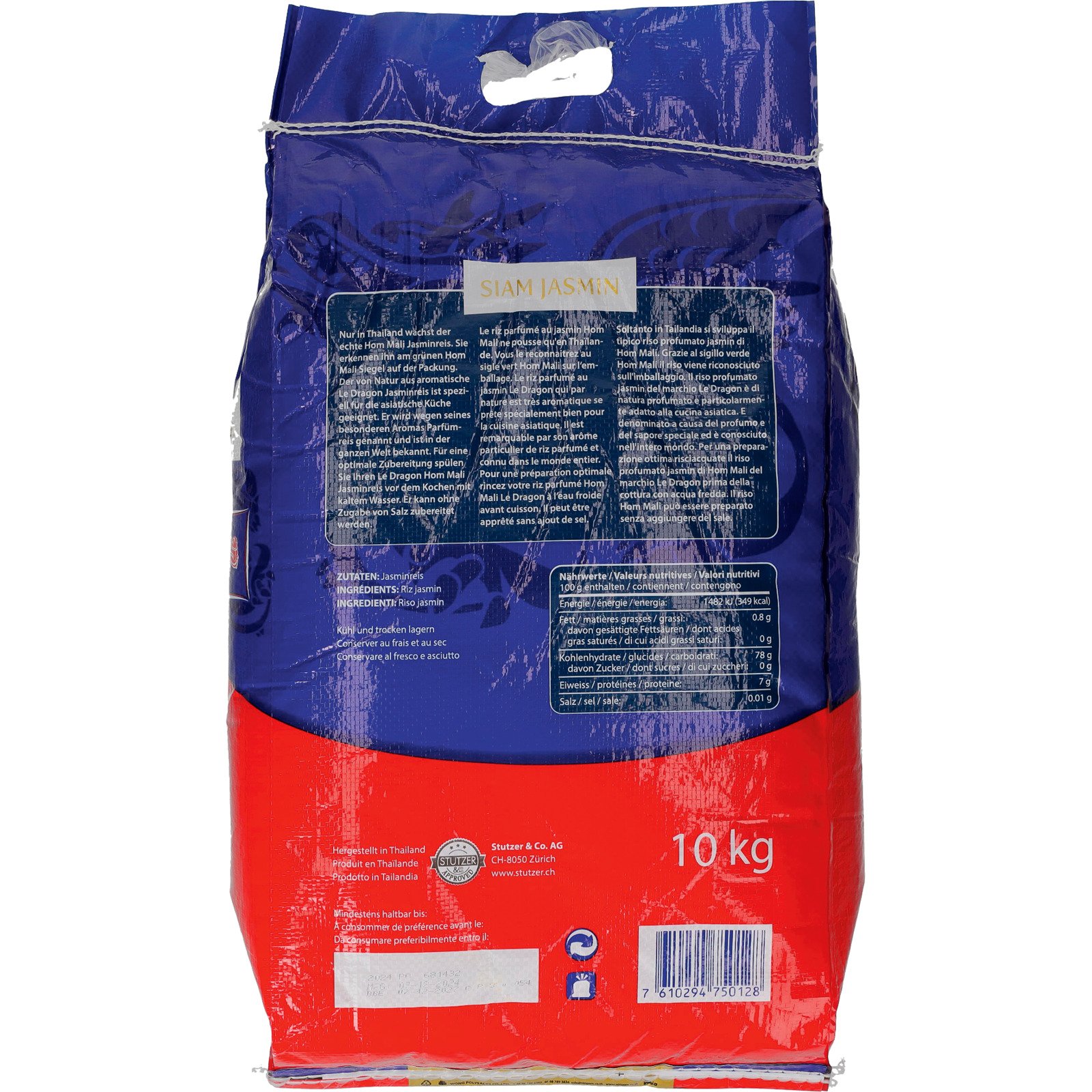 Le Dragon Reis Siam Jasmin 10 kg