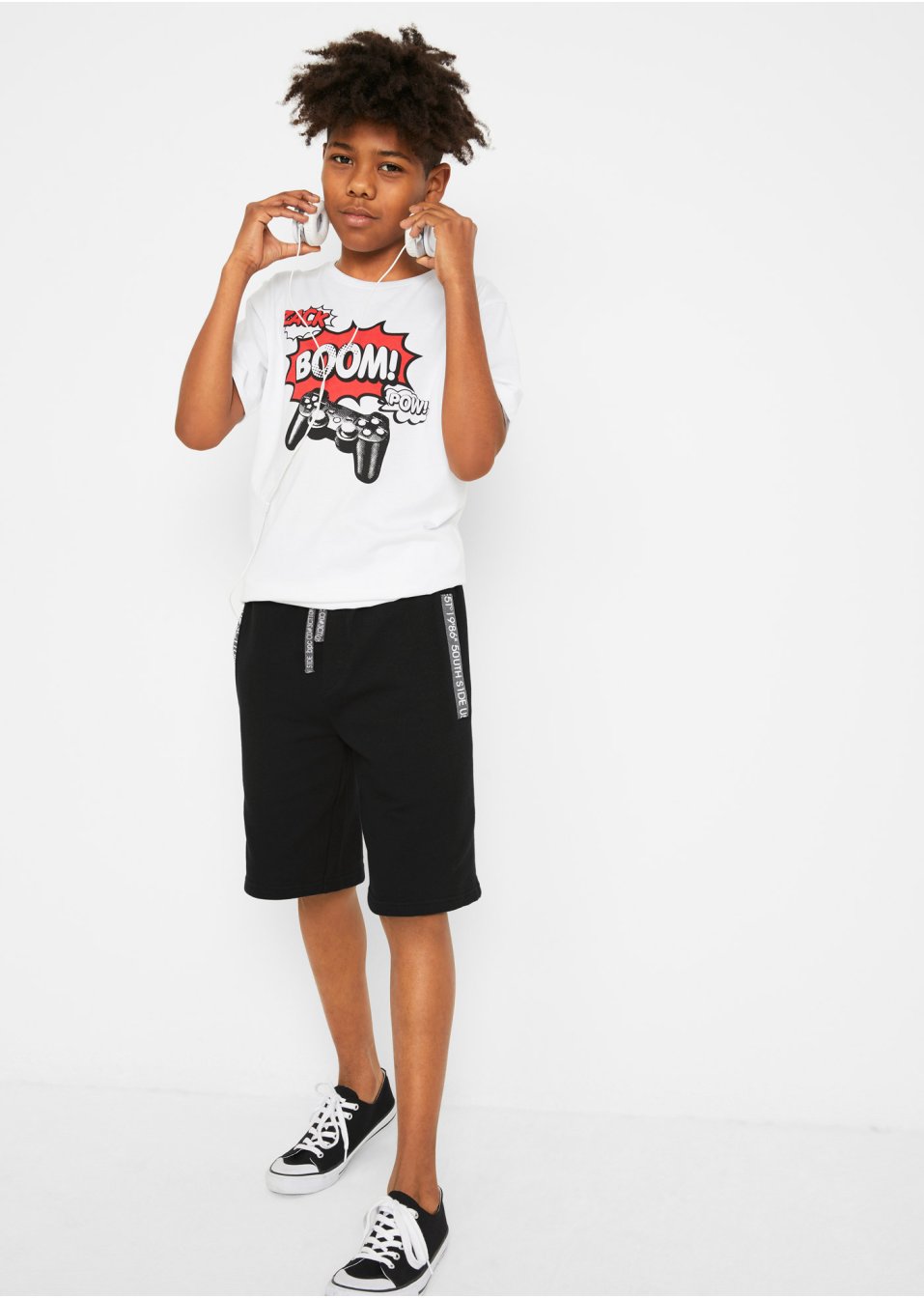 Bermuda sweat avec poches