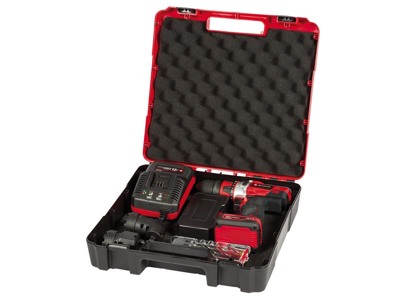 Einhell Akku-Bohrschrauber TE-CD 12/1 3X-Li  39 1 x 2 Ah Akku-Bohrschrauber mit 30 Nm Drehmoment