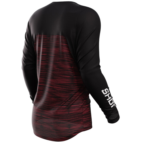 Shot - Maillot Contact Skill Noir / Bordeaux