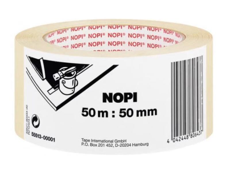 tesa Nopi Maler-Krepp 50 mm x 50 m Malerband 50 m x 50 mm