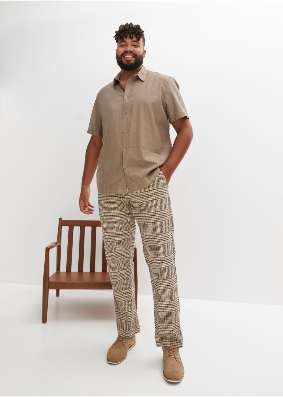 Pantalon chino Regular Fit, Straight