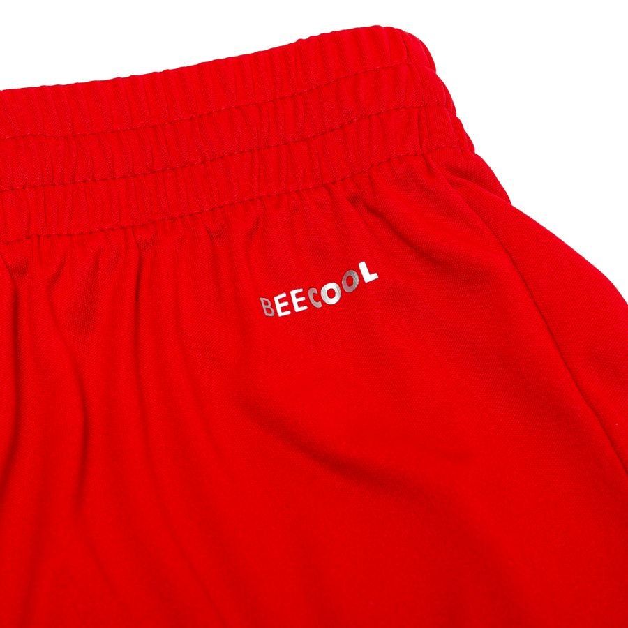 Hummel Short d'Entraînement DBU Fodboldskole 2025 - Rouge/Blanc