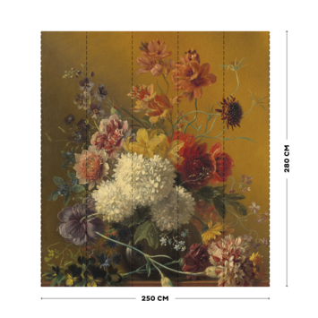 Fotobehang Quinty flowers (dessin 113324)
