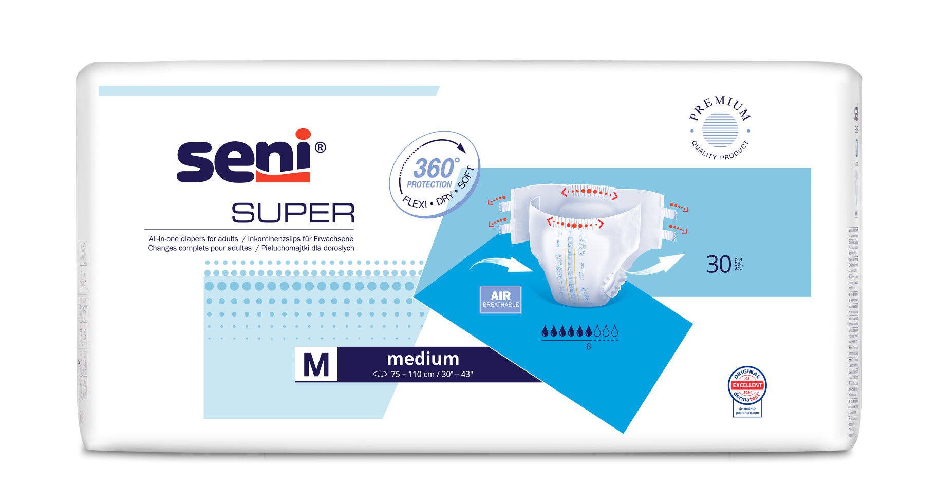 Seni Super<br>4 × 30 Stück, Beutel, M