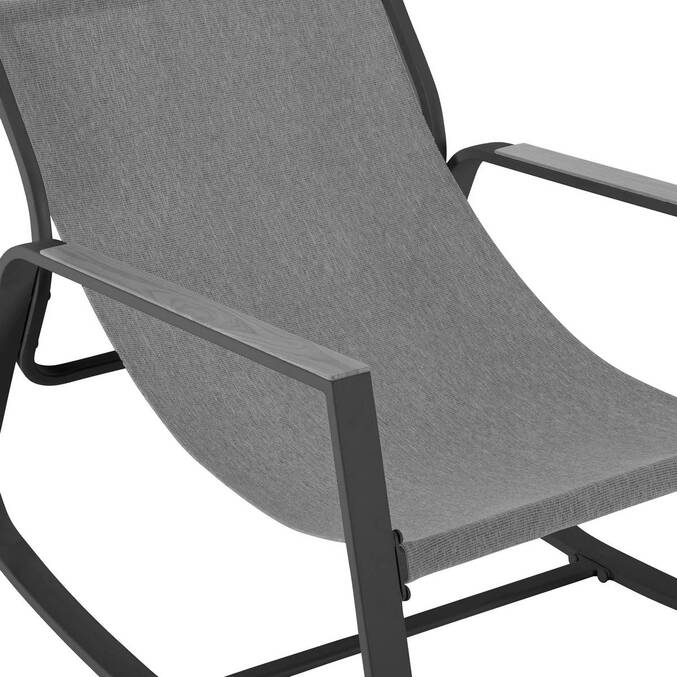 Fauteuil à bascule FELINIO Gris