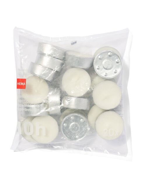 20 bougies d’ambiance avec durée de combustion de 10 heures