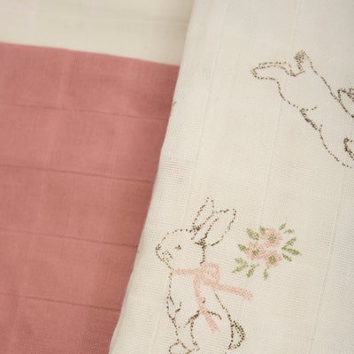 Pippi Musselintepper 3-Pack, Rose Tan